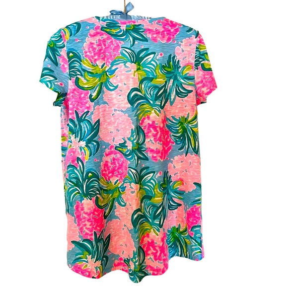 Lilly Pulitzer Etta V-Neck Top Floral XS Excellent Condition - Picture 6 of 9